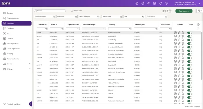 Advisor, the new case workflow, screen 1 of 6
